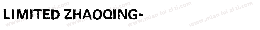 LIMITED ZHAOQING字体转换